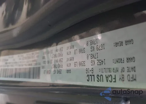 2016 Jeep Grand Cherokee Laredo z USA, uszkodzony, nr VIN 1C4RJFAG8GC461233